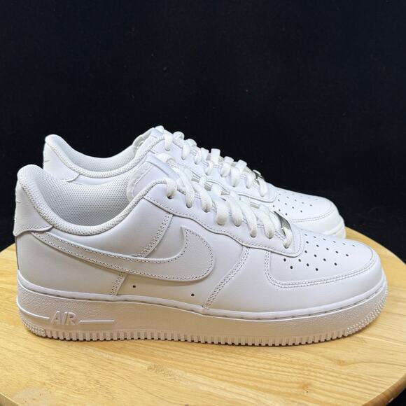 Nike Air Force 1 Low White '07 Mens Size 10 White Sports Sneaker CW2288-111 NEW - Picture 4 of 9